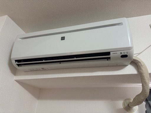 値下げ！ コロナ　冷房専用エアコン　６畳用　ＲＣ−２２２４Ｒ（Ｗ）＋室外機