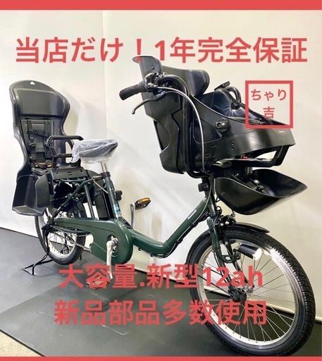 1年保証 新型1都4県送料無料パナソニックギュットミニ20インチ緑電動