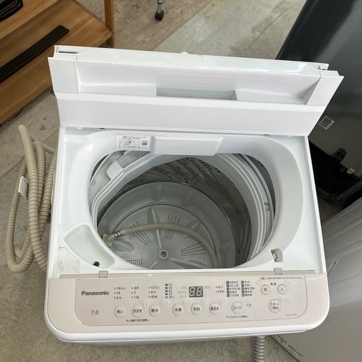 坂2606-914 Panasonic 洗濯機 NA-F7PB1 7.0kg 2023年製 動作確認済み キズ汚れ有り