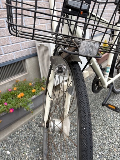 ブリヂストン　クロスバイクカゴ付き27インチ　決まりました！