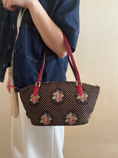 【新品・未使用】Think Bee!（シンクビー）ゴブラン織り 花柄トートバッグ