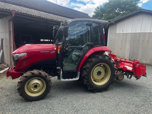 【値下げ】トラクター　ヤンマー YT345 HI-SPEED 45馬力 2020年式 252時間 キャビン 4WD エアコン 自動水平