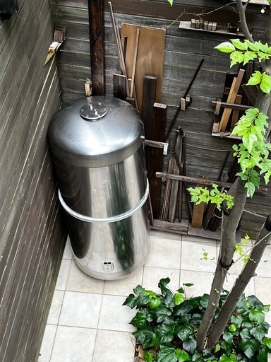 【極上DIY素材】エコキュート貯湯タンク 460L ★外装・断熱材解体済み★ 美品ステンレス缶体（直接引き取り限定）