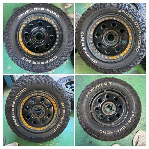 デリカ使用　16インチ 235/70R16 110/107 ブロックタイヤ