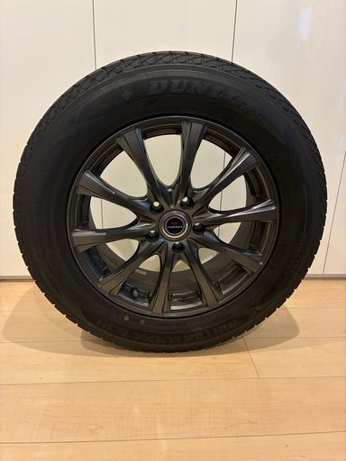 【CX-5使用】225/65R17 DUNLOP WINTER MAXX SJ8 スタッドレス ホイール付4本セット