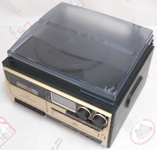♪クマザキエイム AR-01G オールインワン レコード/CD/ラジカセ 2025年♪