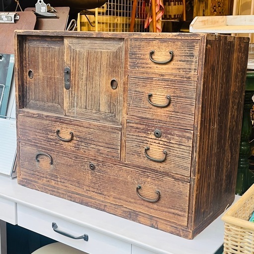 小箪笥 帳場箪笥 時代箪笥 引き出し収納 和箪笥 和家具 古家具 古道具 