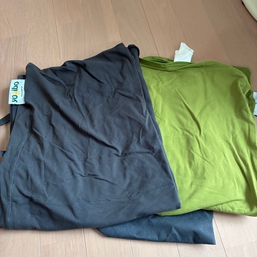 【替えカバー2セット付き】Yogibo Mini（ヨギボーミニ）2個セット ライトグレー