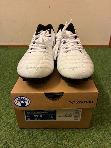 【美品、未使用品】MIZUNOモナルシーダNEO3 SELECTサッカースパイク 27㎝