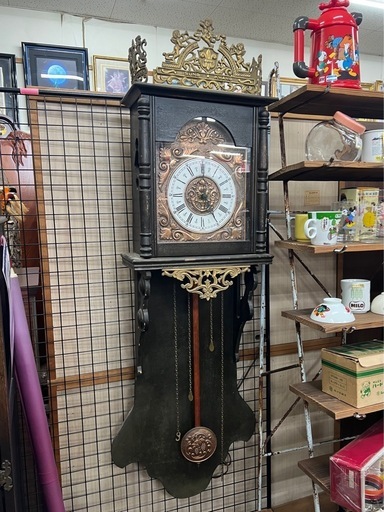 ●昭和レトロ 特大！ 振り子時計「SUNG KWANG」 Pioneer (パイオニア) 分銅式 (重り)アンティーク風の壁掛け時計　