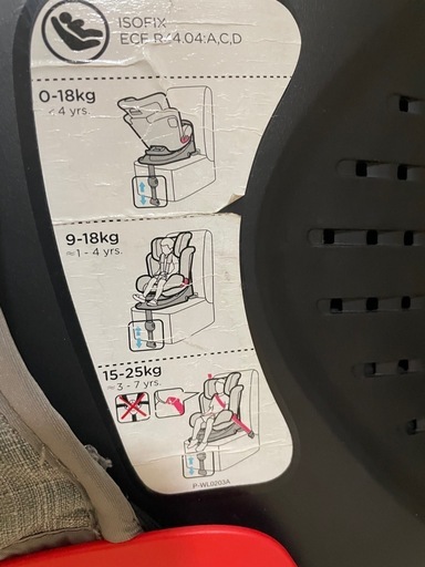 joie  ISOFIX　ベビーシート　新生児から7歳まで！