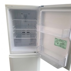 🔶三菱 146L 2ドア冷蔵庫 MR-P15ED-KW 一人暮らしにおすすめ (買取