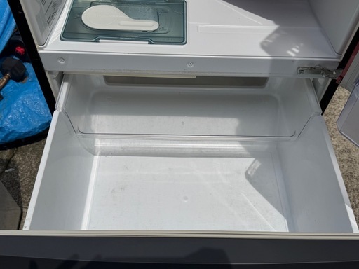 通電◎三菱冷蔵庫 370L 3ドア 2013年製 MR-C37EX レッド 赤 大型 単身 