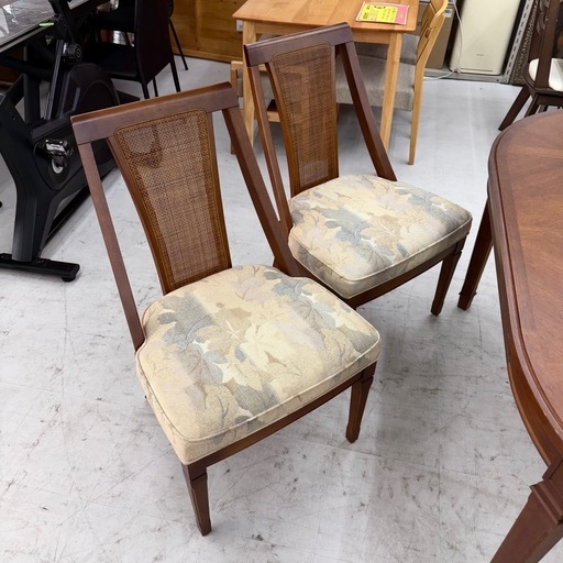 【超美品‼️】定価50万♪ 高級 マルニ木工 地中海シリーズ 158cm幅4人掛けダイニングテーブルセット オーク材ブラウン♪