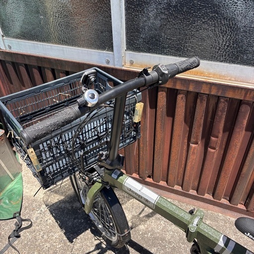6/20 引取希望 JEEP ジープ 折りたたみ自転車 20インチ オリーブ　現状渡し