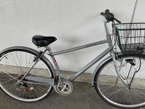 ６J153　シティスポーツ２７サイズ　６段変速オートライト付　★自転車専門店の中古車です★　【消費税込み・防犯登録６００円込み