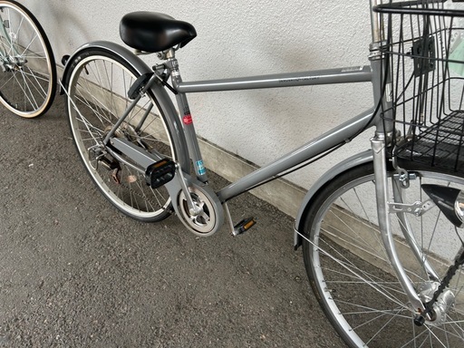 ６J153　シティスポーツ２７サイズ　６段変速オートライト付　★自転車専門店の中古車です★　【消費税込み・防犯登録６００円込み