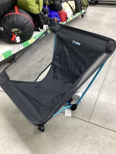 【トレファクピエリ守山店】【取りに来られる方限定】アウトドアチェア Helinox 3091A  ブラック×ブルー