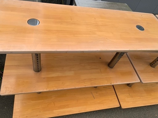 店舗什器 陳列棚 2個あります❗️1台あたり5000円 サイズ120cm×60cm×高さ120cm
