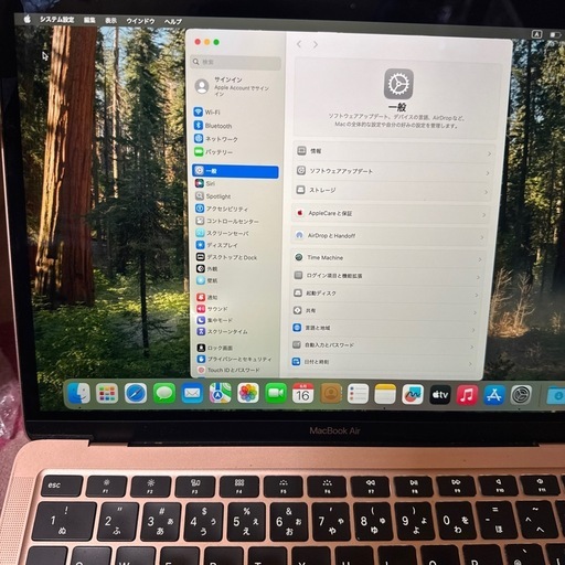 Apple MacBook Air 13インチ 256GB MWTL2J/A