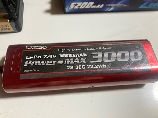 ラジコン用リポバッテリー