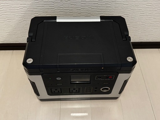 【お譲り先決まりました】
台風シーズン到来！防災にも最適！SUAOKI G500ポータブル電源&ケーブル3種