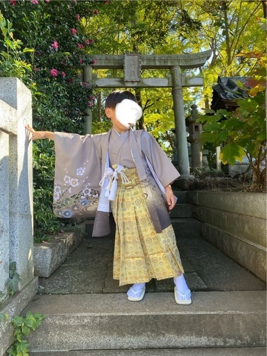 七五三 男の子　袴セット