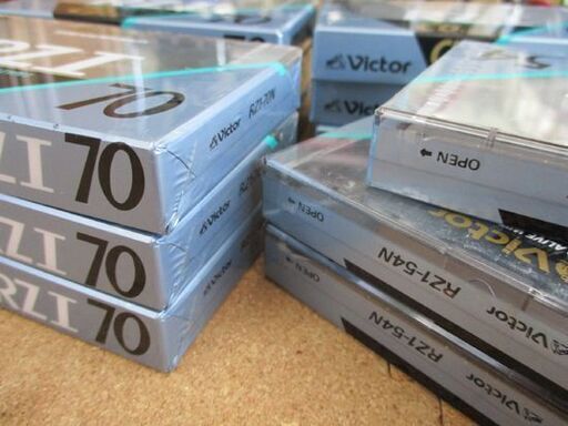 未開封 Victor カセットテープ 12本 RZⅠ54＆RZⅠ70 ノーマル 12個 RZ1-54N 54分 RZ1-70N 70分