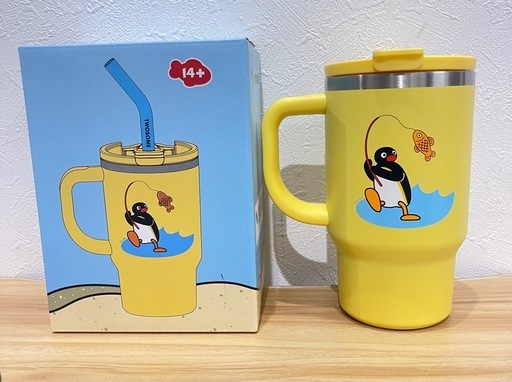 韓国限定 TWOSOME × Pinguコラボタンブラーイエロー 新品535ml