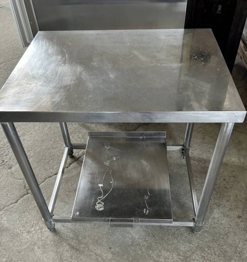 ガス台 炊飯台つき 作業台 サイズ約W750×D600×H700mm