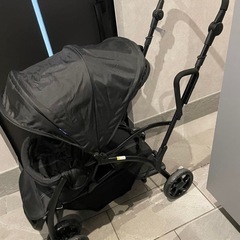 Nebbio 2人乗りベビーカー アミティエ ブラック (オム) 倉敷のベビー