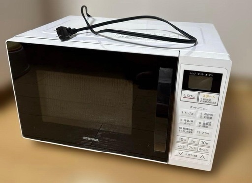アイリスオーヤマオーブンレンジMO-T1604-W 2022年式 (花道/2児のパパ