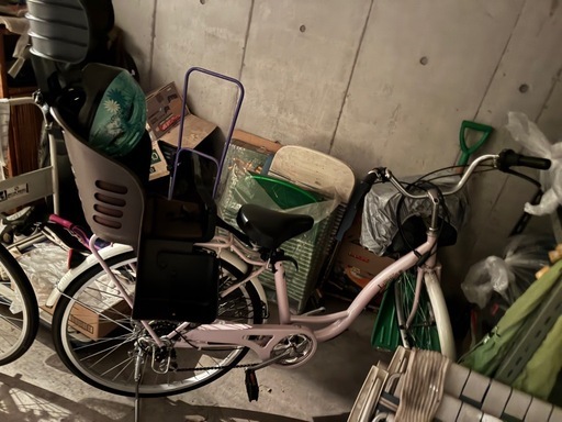 子乗せ付きママチャリ (ぴっちゃん) 磯子の自転車の中古あげます・譲り