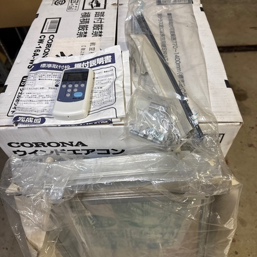 【返品不可】窓用エアコン コロナ CW-16A-WS 若干臭いあり