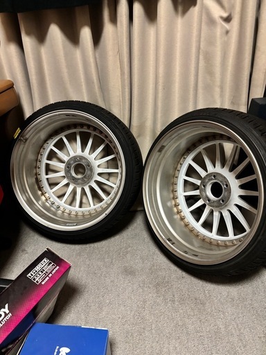 【希少】【美品】　TANABE Professor SSR TF1 20インチ10J＋
24 114.3 5穴　タイヤ新品　エア漏れな
