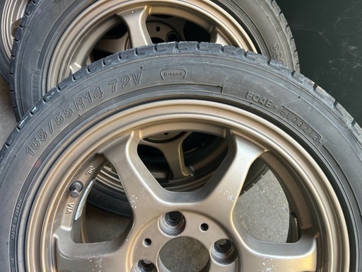 14インチ5J off 45?PCD100 4穴165/55R14 (ZiZi) 岩室のタイヤ 14インチ5J off 45?PCD100 4穴165/55R14 (ZiZi) 岩室のタイヤ