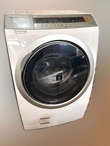 【自社配送は札幌市内限定】SHARP/シャープ ドラム式洗濯乾燥機 ES-ZP1-NR 2017年製 標準洗濯容量10kg 中古品 倉