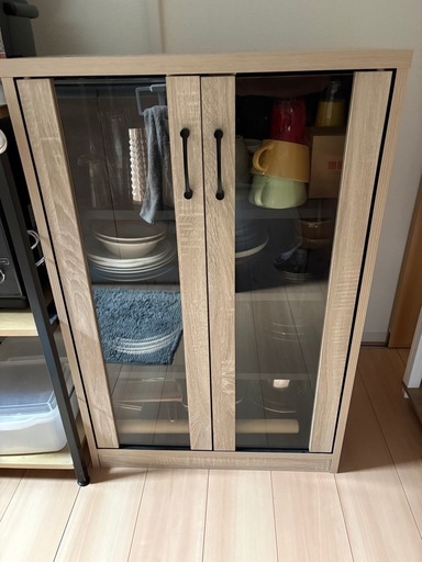 食器棚 (かず) 妙音通の家具の中古あげます・譲ります｜ジモティーで不