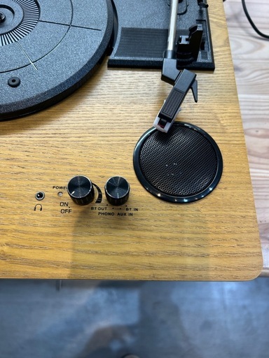 【レコーダー】【AUDIO TURNTABLE】【茶色】クリーニング済み【管理番号0618】ヨ