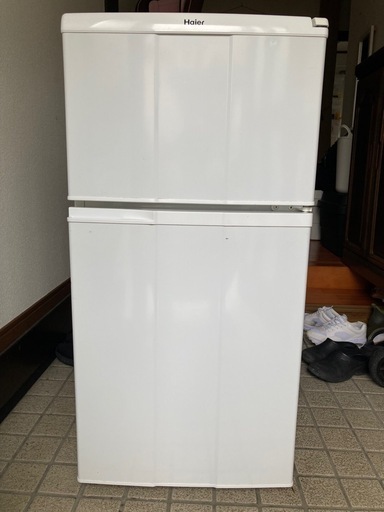 [中古]Haier JR-N100C 冷蔵庫　東京ゼロエミポイント用 Haier 冷蔵庫 一人暮らし JR-N100C (こう) 宮崎のキッチン家電《冷蔵庫