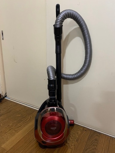 TOSHIBA 東芝 掃除機 VC-J3000 レッド サイクロン式