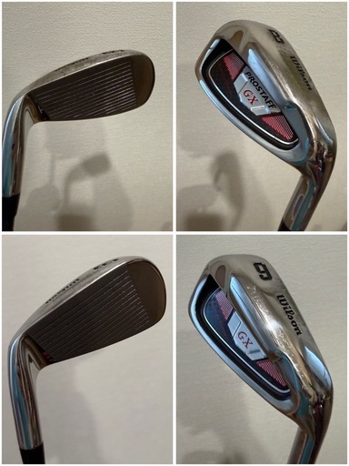 【GO-1871】Wilson ウィルソン PROSTAFF GX 10本セット ゴルフクラブセット