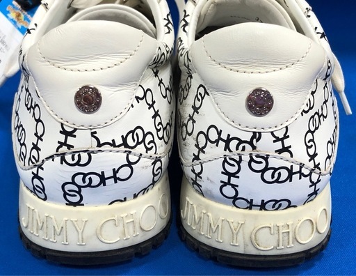 フォロワー限定割引有★【ジャングルジャングル岸和田店】スニーカー　ジミーチュウ　JIMMY　CHOO　 37サイズ　　南大阪 岸和田市