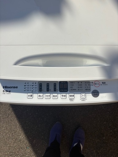 洗濯機　5.5k超美品