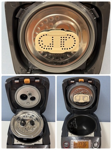 【?買取市場 6ヶ月保証】R320 ☀️ ZOJIRUSHI / 象印 圧力IH炊飯ジャー 3合炊き 23年製 NP-RN05 ⭐ 動