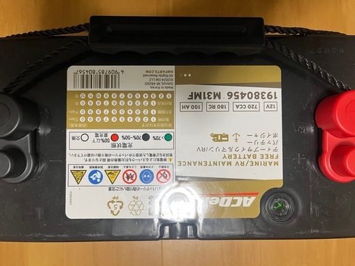  ACDELCO ACデルコ ディープサイクルバッテリー M31MF Voyager ボイジャー マリン用バッテリー M31MFKB