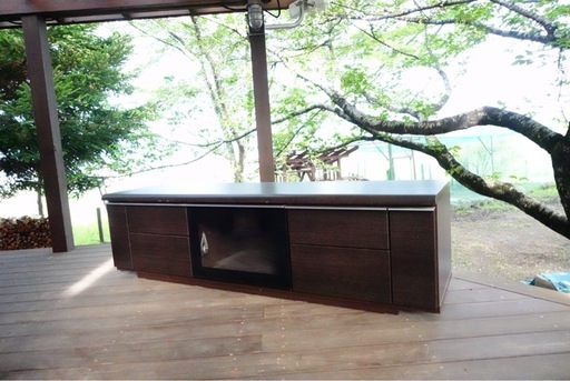 中古テレビ台 テレビボード (loggywood) 穂高の収納家具《テレビ台》の中古あげます