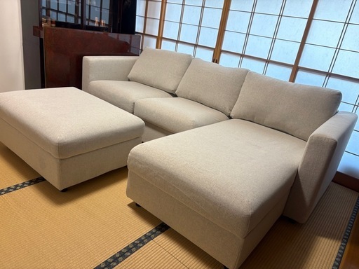 IKEA VIMLE（ヴィムレ）カウチソファ　オットマン付き    　