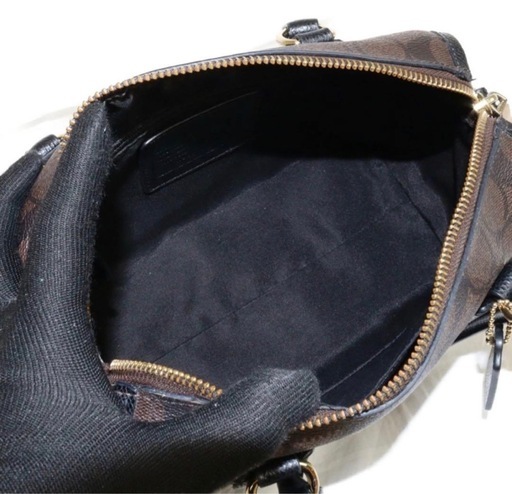 美品　COACH コーチ シグネチャー 2way ハンドバッグ ショルダーバッグ