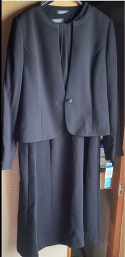 ブラックフォーマル 喪服 礼服 ワンピーススーツ ジャケット セットアップ　17号